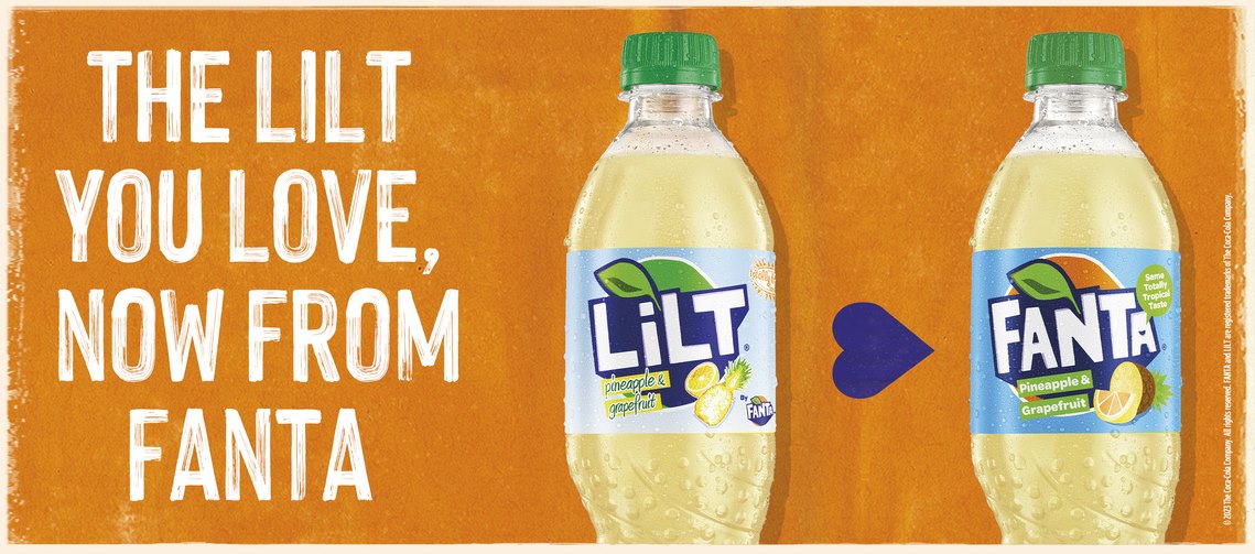 The Lilt you love from Fanta