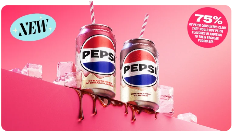 Pepsi Strawberries and Cream Zero Sugar